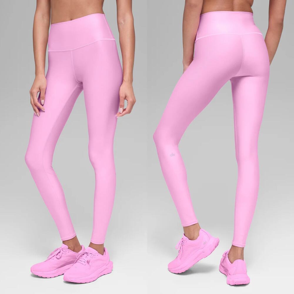 NWT Alo Yoga High Waist Airlift Leggings in Candy Heart Pink Size XS